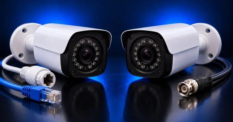 Comparación entre una cámara de seguridad IP y una cámara analógica